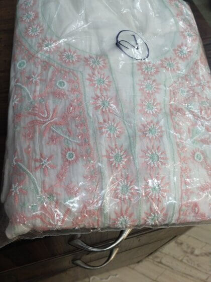 SD/290/SI3/CREAM PEACH/ANARKALI/2